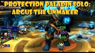 Solo Argus the Unmaker Prot Pala 12k DPS [upl. by Buehrer]