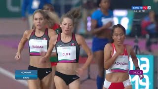 PERU Atletismo 10000m femenino final peruana Gladys MACHACAHUAY HUAMAN  Lizaida VALDIVIA MARGARITO [upl. by Femmine657]