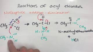 A Level Chemistry Reactions of Acyl Chlorides [upl. by Laram]