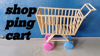 how to make a mini shopping cart 🛒 creativebunchhay [upl. by Simonette]