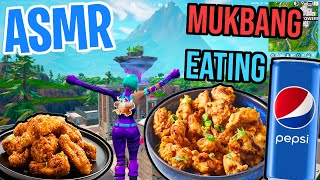 ASMR Gaming 🍗 Fortnite Korean Fried Chicken Mukbang Eating and Relaxing Spectating 🎮🎧 Whispering 💤 [upl. by Ced]