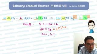 How to balance Al2O3  H2O  NaOH  AlOH4  Na [upl. by Franckot]