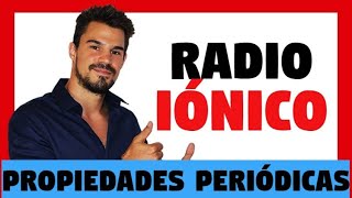 RADIO IÓNICO ✅ Ejemplos y Ejercicios resueltos 👉 PROPIEDADES PERIÓDICAS Oakademia [upl. by Samale]