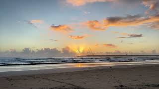 Matosinhos Beach 4K  Sunset  Surf  Sea 🌊 [upl. by Alul]