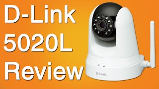 D Link DCS5020L IP Camera Video Review [upl. by Yttel]