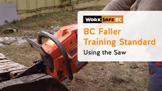 BC Faller Training Standard  Using the Saw 4 of 17 [upl. by Sender]