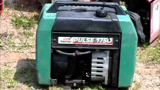 Coleman Powermate 1750 portable generator cold start [upl. by Sara-Ann]