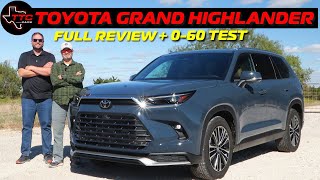 2024 Toyota Grand Highlander Hybrid MAX  FAST Family Hauler  Full Review  060 [upl. by Swithbart]