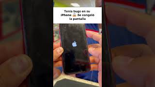 La pantalla de su iPhone se congeló 😱 Mira hasta el final 🫣 shorts iphone14 iphone ios [upl. by Nnyliak]