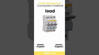 Learn EK63 63A 3P Changeover Switch Wiring Between Two Power Sources in 3 Seconds [upl. by Notluf429]