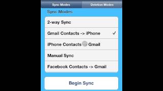 How To Sync Gmail contacts with iPhone amp iPad Using quotContacts Sync For Google Gmailquot [upl. by Enaillil]