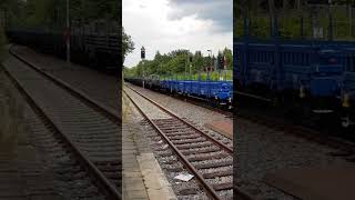 Einfahrt PKP Cargo ST 7600 mit Güterzug in ForstLausitz [upl. by Eachern439]