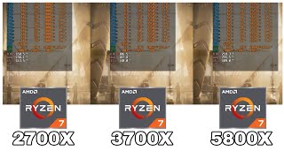 Ryzen 7 2700X vs 3700X vs 5800X In 10 Games [upl. by Langston405]