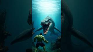 Hulk vs Megalodon vs Mosasaurus [upl. by Yddor]