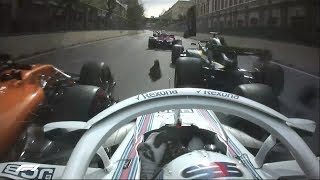 2018 Azerbaijan Grand Prix Race Highlights [upl. by Stefa]