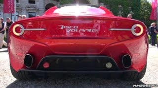 New Alfa Romeo Disco Volante AMAZING V8 Sound [upl. by Inacana]