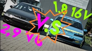 Citroen Xantia V6 VS 18i 16V acceleration [upl. by Syck]