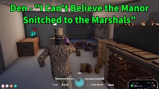 Den Calls James to Call The Manor Snitches  NoPixel 40 GTA RP [upl. by Anyak]