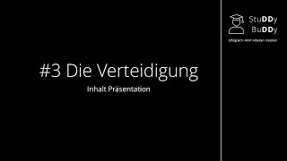 Die Verteidigung  3 Präsentation Inhalt [upl. by Iahs]