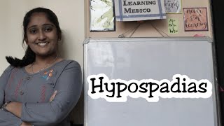 Hypospadias  easy explanation in hindi The Learning Medico [upl. by Ylatfen]