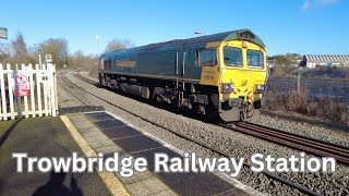 A Visit to Trowbridge Railway Station Wiltshire Railway [upl. by Vescuso]