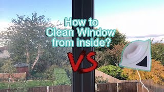 How to clean windows from inside？Use Baffect Double Sided Magnetic Window Cleaner [upl. by Karel]