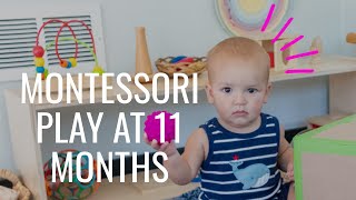 Montessori Baby Play at 11MonthsOld [upl. by Consuela768]