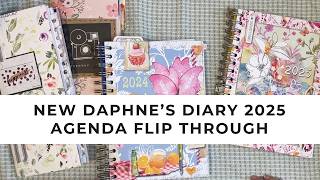 NEW DAPHNES DIARY 2025 AGENDA FLIP THROUGH plannercommunity inspiration [upl. by Ike]