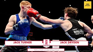 NACs Male 2022 Under 57kg Final Jack Turner vs Jack Dryden [upl. by Hameean320]