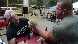 Jonathan Breda VS Robbie Topie 2024 Rathdrum Armwrestling Tournament [upl. by Paddie]