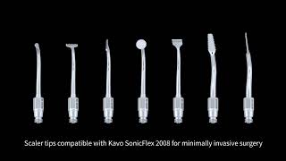 Refine Dental Ultrasonic Scaler Tips Compatible with Kavo SonicFlex2008 [upl. by Inahet]