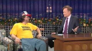 The World Champion Judah Friedlander on quotConanquot 21908 [upl. by Nnylaf]