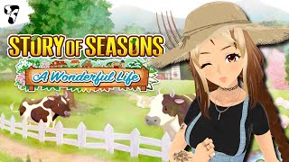 【Story of Seasons A Wonderful Life】lets get to year 4♡ [upl. by Giustina]