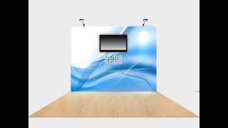 Waveline Flat Tension Fabric Panel Displays [upl. by Ramsay]