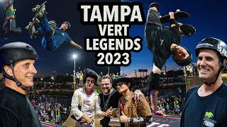 TAMPA Vert Legends at Tampa AM 2023 Tony Hawk Bucky Lasek Bob Burnquist Bam Margera [upl. by Nire]