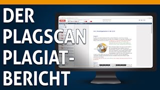 03 Der PlagScan Plagiatbericht im Überblick [upl. by Elocen]