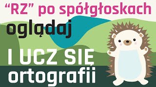 ORTOGRAFIA NA WESOŁO  Pisownia quotRZquot po spółgłoskach p b d k g t j w ch  NAUKA PRZEZ ZABAWĘ [upl. by Irtemed505]