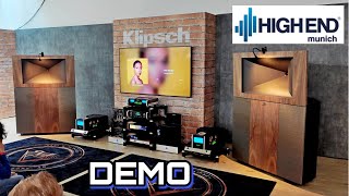 Klipsch amp McIntosh  High End Munich 2023  Demo test [upl. by Stronski472]