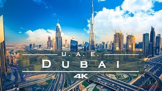 Dubai United Arab Emirates 🇦🇪  by drone 4K [upl. by Llain]