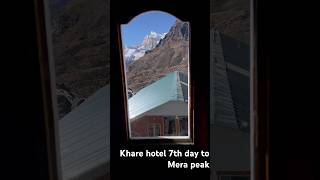 7th day to Mera Peak himalays merapeak nepal oakmystmusicproduction [upl. by Itnuahsa]