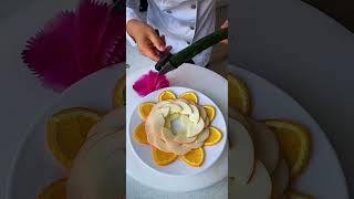 🥕Are These Vegetable Flowers Beautiful fruitcarvingtutorial kitchen foodcarving [upl. by Ymmit]