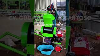 Penggiling Limbah Plastik Crusher Plastik Tipe GX 30 Trial Giling Limbah Kain Majun Saringan 30 mm [upl. by Ttegirb]