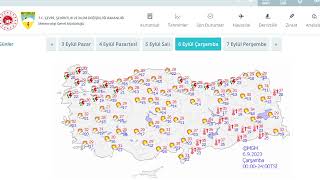 6 Eylül 2023 Hava Durumu Tüm İllerin Hava Durumu [upl. by Yla]