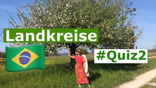 WELCHE STADT IN BRASILIEN HAT MEHR LANDKREISE  QUIZ2 QUIZÜBERBRASILIEN [upl. by Gay]