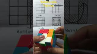 WAIT FOR END 🔚  LIKE SHARE SUBSCRIBE 😀Rubiks cube 3x3cube solve magic trick formula  shorts [upl. by Barclay]