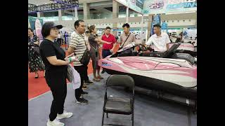 water go kart boat Water sports exhibition [upl. by Atyekram547]