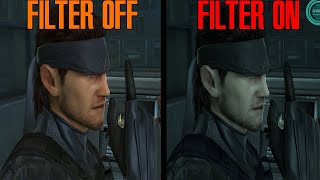 4K  Metal Gear Solid 4 Guns of The Patriots  Otacon Lab  RPCS3 Color Filter Removed Comparison [upl. by Merola493]