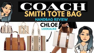 ❗😍❗COACH SMITH TOTE BAG REVIEW ❗😍❗ CHLOE WOODY TOTE ALTERNATIVE VS MARC JACOBS THE TOTE BAG REVIEW [upl. by Nitsirc]