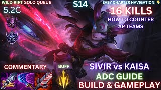 Wild Rift Sivir Guide  How to Counter AP Teams  Build Runes Gameplay [upl. by Alah]