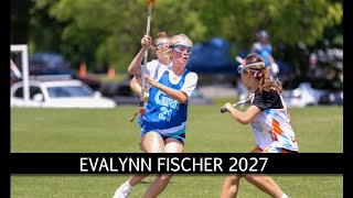 Evalynn Fischer 2024 Lacrosse Highlights [upl. by Notfilc657]